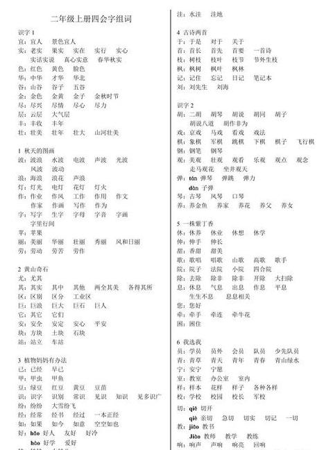 四字甲组词解析与应用