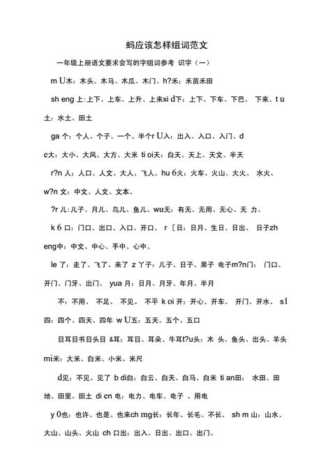 蒌蒿拼音及常用组词解析