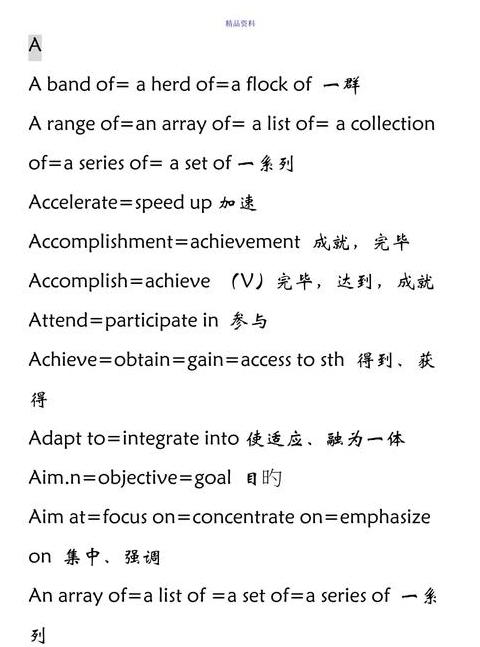 强调的同义词替换