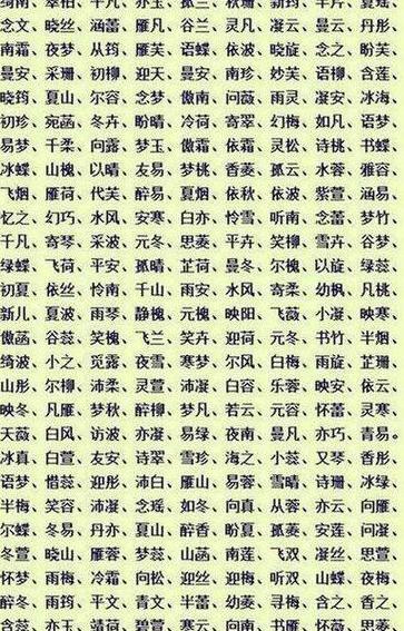 六画吉祥字取名推荐