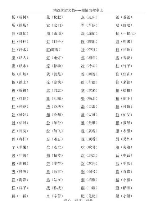 拜换偏旁解析：手、一、冯及扩展组词
