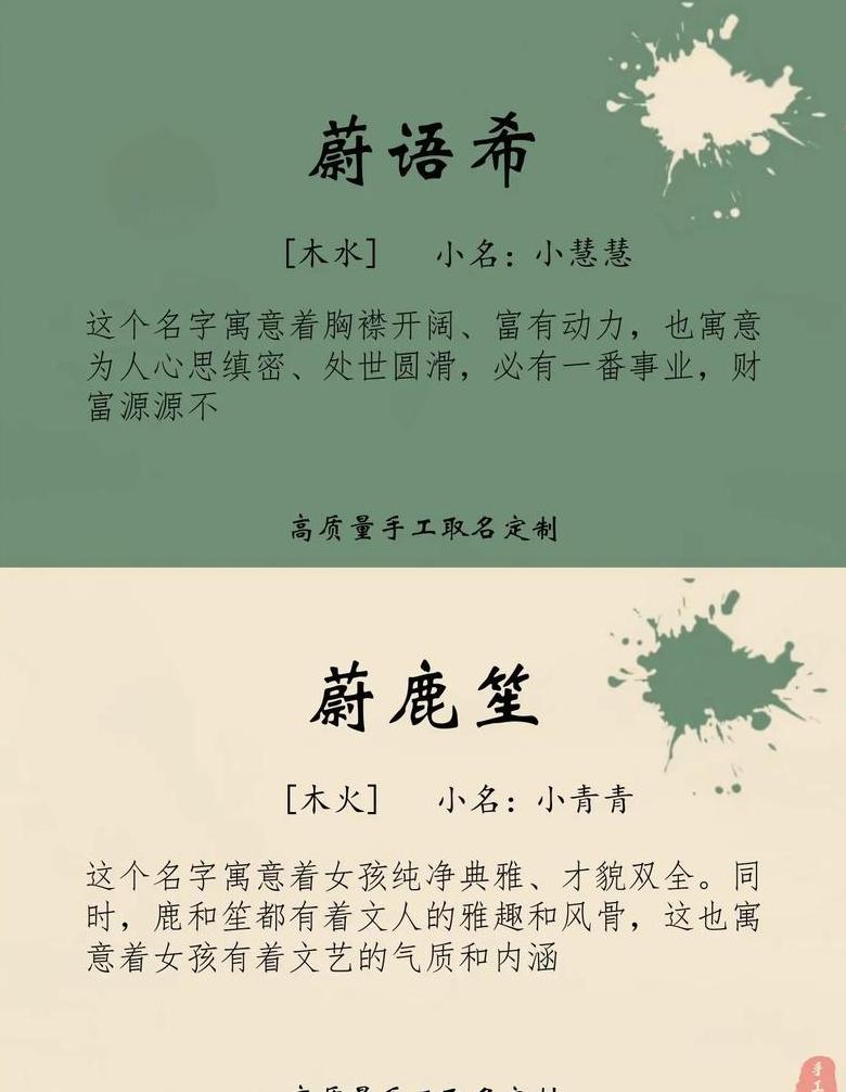 蔚字深意：取名之道与男孩名字启示