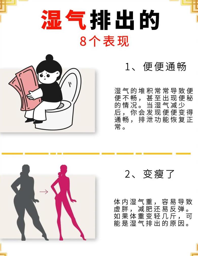 怎么判断湿气排出来了