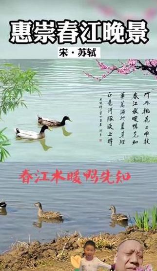 惠崇春江晚景：早春江景描绘赏析