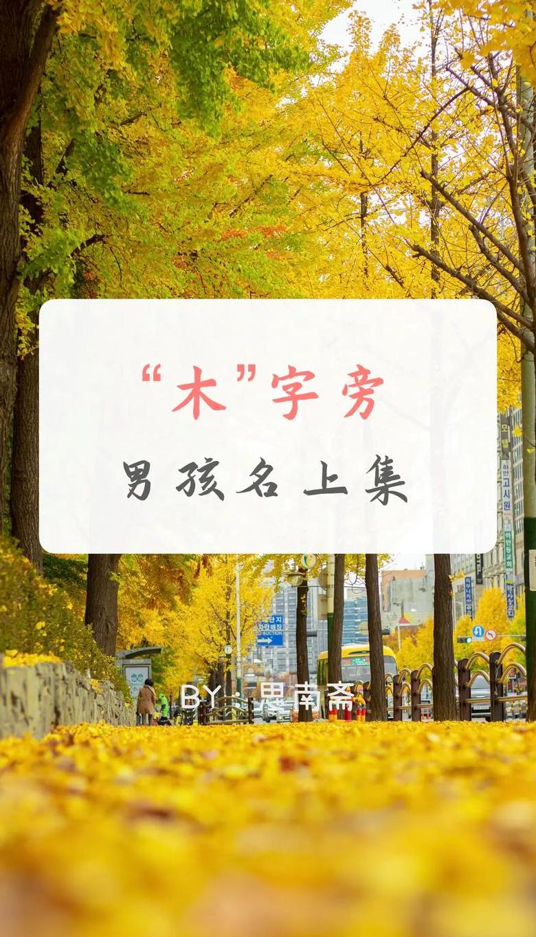带木字有内涵的名字