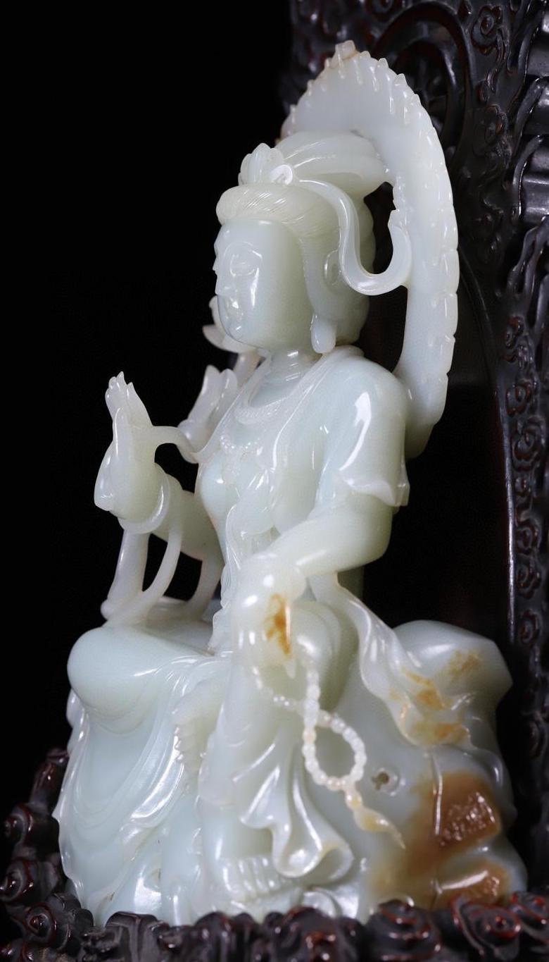 观音雕像底座的讲究与莲花象征意义