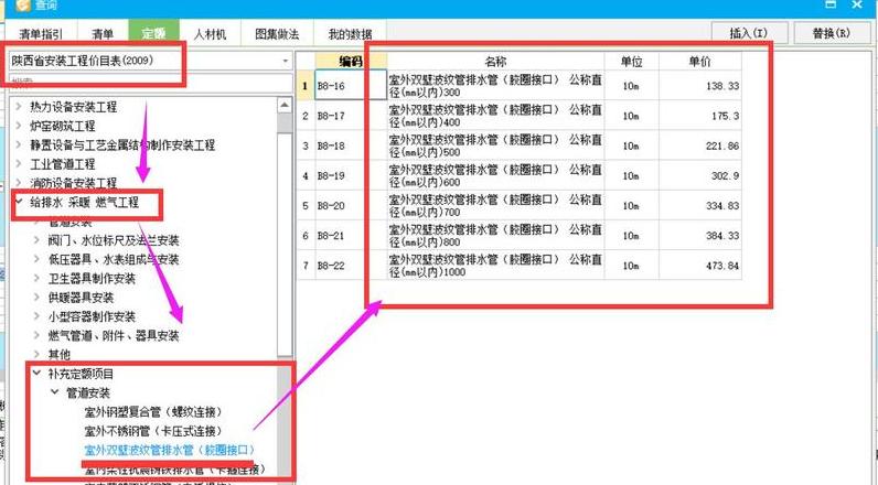 双壁波纹管定额清单全解析