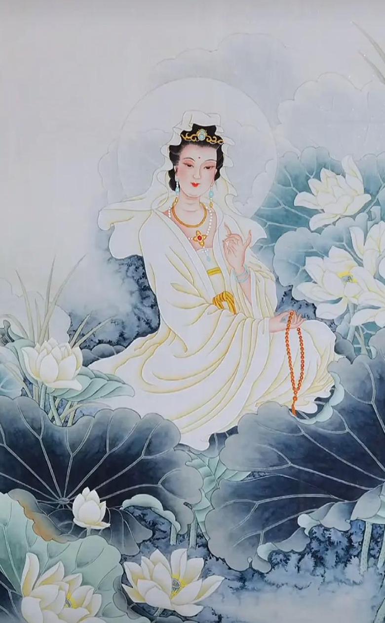 观音画像解析：简化图与寓意详解
