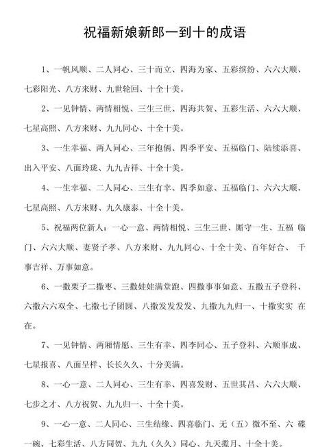 八字成语祝福语精选集