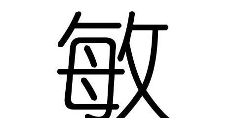 揭秘敏字的部首：从历史到成语解析